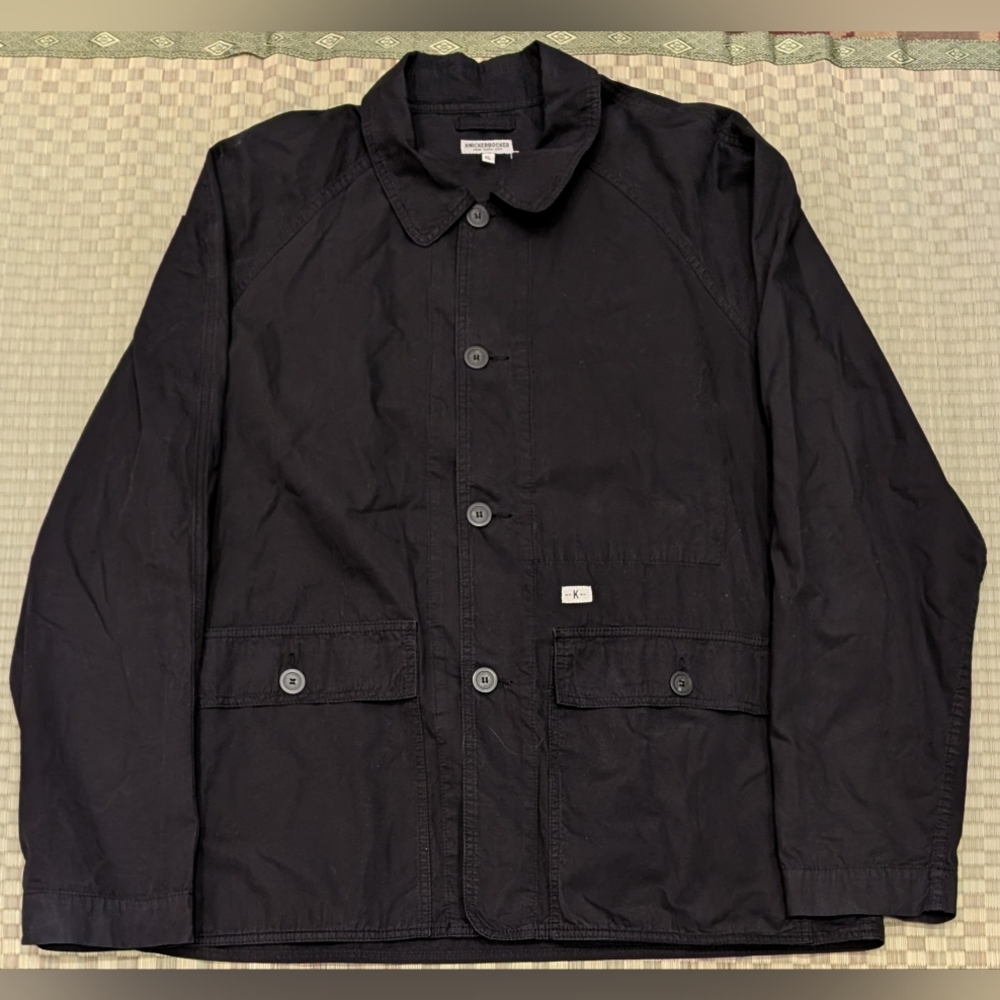 Knickerbocker Raglan Hunting Jacket Black Men's Size XL Made in Portugal